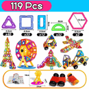 Blocos Magnéticos Construtor Divertido