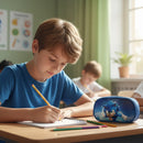 Kit Mochila + Lancheira + Estojo Sonic Raio