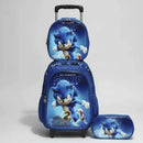 Kit Mochila + Lancheira + Estojo Sonic Raio