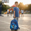 Kit Mochila + Lancheira + Estojo Sonic Raio