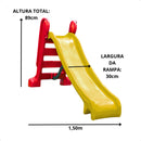 Kit Parquinho Cama Elástica Pula Pula 2,30m + Escorregador + Gangorra