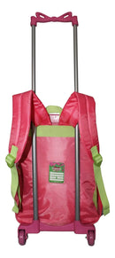 Kit Mochila + Estojo Moranguinho Rodinhas Infantil Feminina